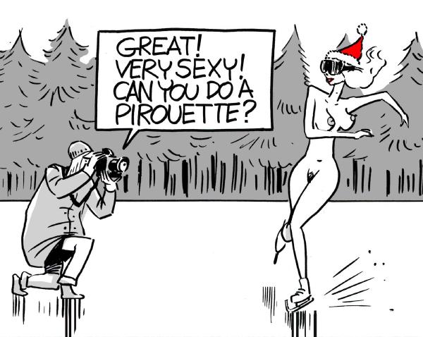 Die Dunkle Seite von Hegre Nr.17:  Sie geht auf dünnen Eis!